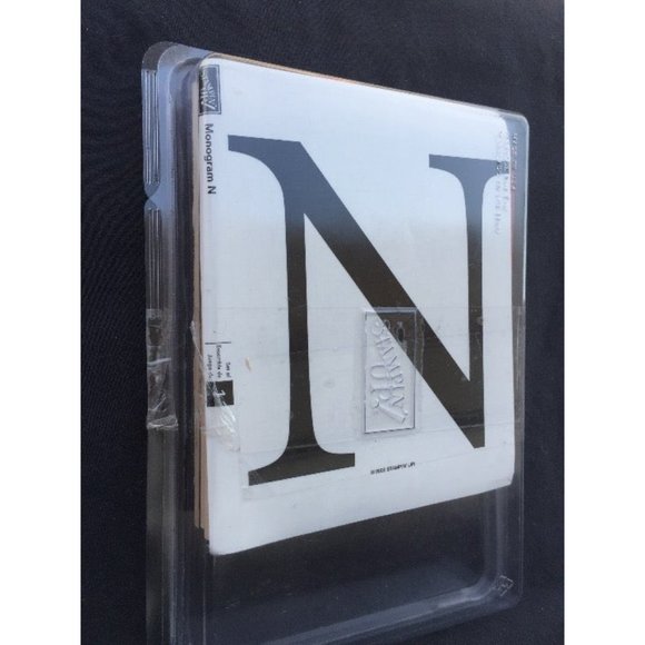 Stampin' Up Rubber Stamp Monogram "N" - Picture 5 of 5